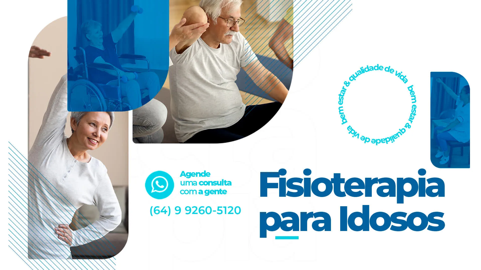 Foto demonstrativa de Fisioterapia para Idosos